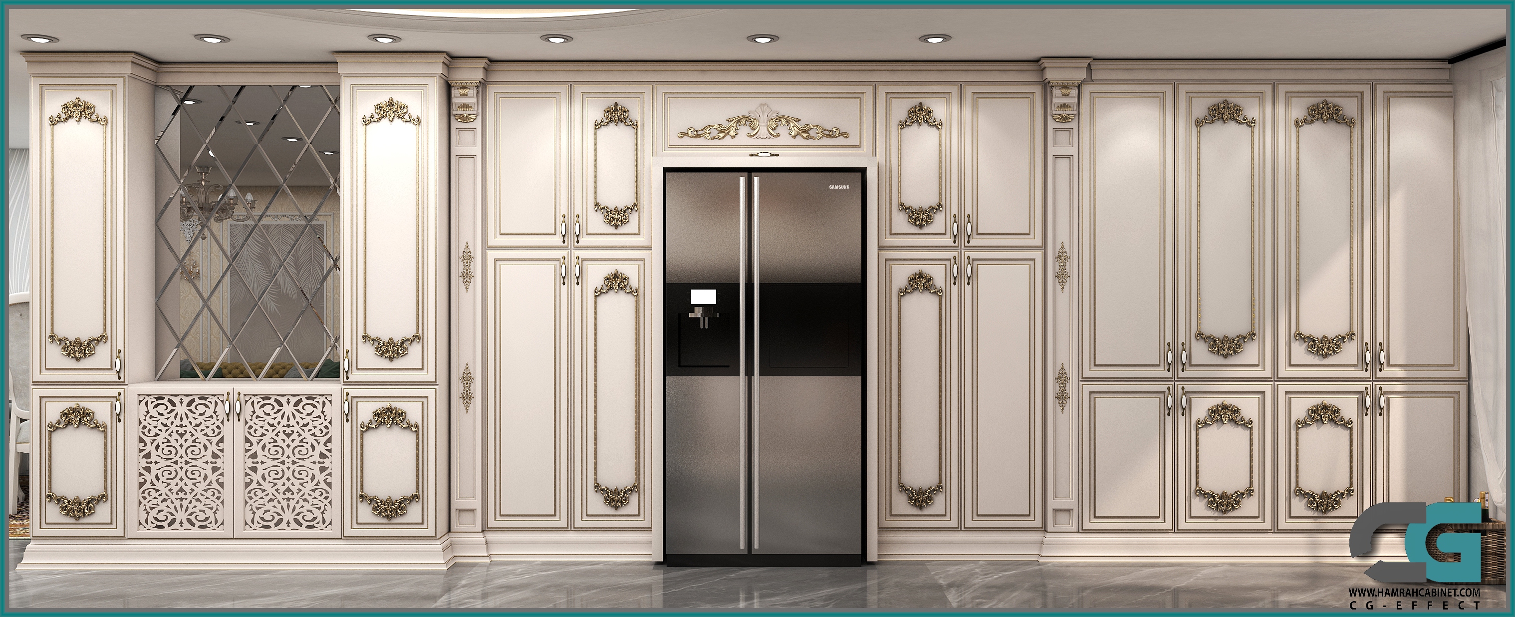 کابینت کلاسیک رنگخور 14